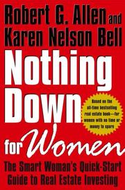 Cover of: Nothing Down for Women: The Smart Woman's Quick-Start Guide to Real Estate Investing