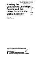 Cover of: Meeting the competitive challenge: Canada and the United States in the global economy