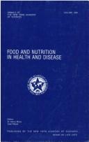 Cover of: Food and nutrition in health and disease: [papers] edited by N. Henry Moss and Jean Mayer.