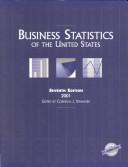 Cover of: Business Statistics of the United States by Cornelia J. Strawser
