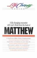 Cover of: Matthew (The Lifechange Series)