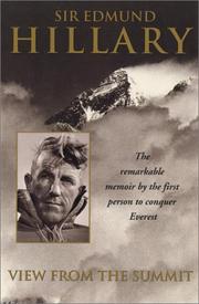 Cover of: View from the Summit: The Remarkable Memoir by the First Person to Conquer Everest
