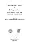 Cover of: Consensus and conflict in U.S. agriculture by National Farm Summit (1978 Texas A & M University)