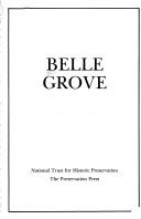 Cover of: Belle Grove by National Trust for Historic Preservation in the United States, National Trust for Historic Preservation in the United States., National Trust for Historic Preservation in the United States.