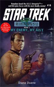 Cover of: My Enemy, My Ally (Star Trek, No 18/Rihannsu Book 1) by Diane Duane