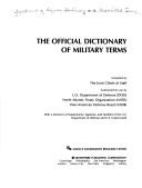 Cover of: The Official Dictionary of Military Terms by United States. Joint Chiefs of Staff.