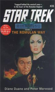 Cover of: The Romulan Way (Star Trek, No 35/Rihannsu Book 2) by Diane Duane, Peter Morwood