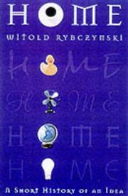 Cover of: Home by Witold Rybczynski