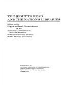 Cover of: The Right to read and the Nation's libraries.