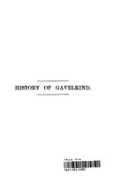 Cover of: A History of Gavelkind and Other Remarkable Customs in the County of Kent by Charles Sandys