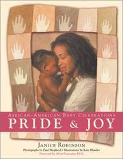 Cover of: Pride and Joy: African-American Baby Celebrations