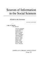 Sources of information in the social sciences by Carl Milton White