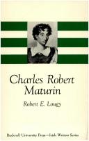 Cover of: Charles Robert Maturin | Robert Lougy