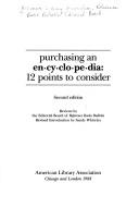 Purchasing an encyclopedia by American Library Association. Reference Books Bulletin Editorial Board., American Library Association. Reference Books Bulletin Editorial Board, Ala, American Library Association. - Reference Books Bulletin Editorial Board.