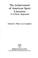Cover of: The Achievment of American sport literature