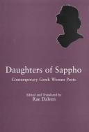 Cover of: Daughters of Sappho by edited and translated by Rae Dalven.