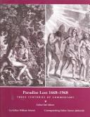 Cover of: Paradise Lost, 1668-1968: Three Centuries of Commentary