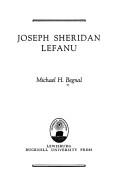 Cover of: Joseph Sheridan LeFanu by Michael H. Begnal