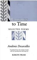 Cover of: Ransoms to time: selected poems