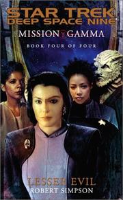 Cover of: Lesser Evil: Mission Gamma Book Four: Star Trek: Deep Space Nine