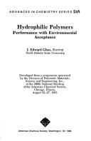 Hydrophilic polymers by J. Edward Glass