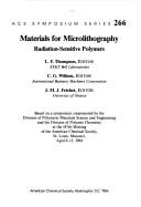 Cover of: Materials for microlithography | 