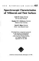 Cover of: Spectroscopic Characterization of Minerals and Their Surfaces (Acs Symposium Series)