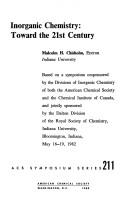 Cover of: Inorganic chemistry: toward the 21st century
