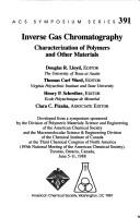 Inverse gas chromatography by D. R. Lloyd