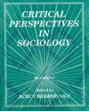 Cover of: Critical Perspectives in Sociology by Berch Berberoglu