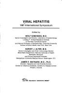 Viral hepatitis by Wolf Szmuness