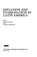 Cover of: Inflation and stabilisation in Latin America