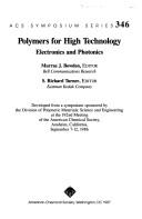 Cover of: Polymers for high technology by S. Richard Turner