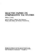 Cover of: Selected papers on comparative Tai studies