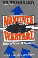 Cover of: Maneuver Warfare: An Anthology