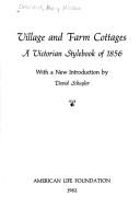 Village and farm cottages by Henry W. Cleaveland