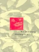 Cover of: Art in history, history in art by edited by David Freedberg and Jan de Vries.