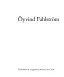 Cover of: Oyvind Fahlstrom by Pontus Hulten