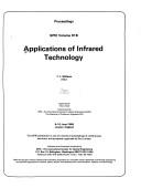 Cover of: Applications of Infrared Technology: 9-10 June 1988, London, England