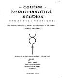 Cover of: Meaning: Protocol of the forty fourth colloquy, 3 October 1982 (Colloquy / the Center for Hermeneutical Studies in Hellenistic and Modern Culture)
