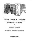 Cover of: Northern Farm by Henry Beston