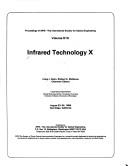 Cover of: Infrared technology X | 