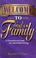 Cover of: Welcome to God's Family