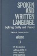 Cover of: Spoken and written language by Deborah Tannen, editor.