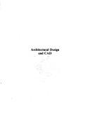 Cover of: Architectural design and CAD