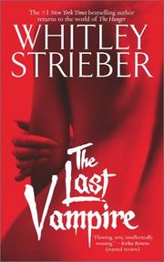 Cover of: The last vampire: A Novel