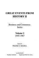 Cover of: Great Events from History II by Frank N. Magill