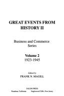 Cover of: Great Events From History Volume 2