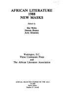 Cover of: African literature, 1988: new masks