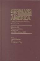 Cover of: Germans to America, Volume 66  July 2, 1894 - Oct. 31, 1895: Lists of Passengers Arriving at U.S. Ports (Germans to America)
